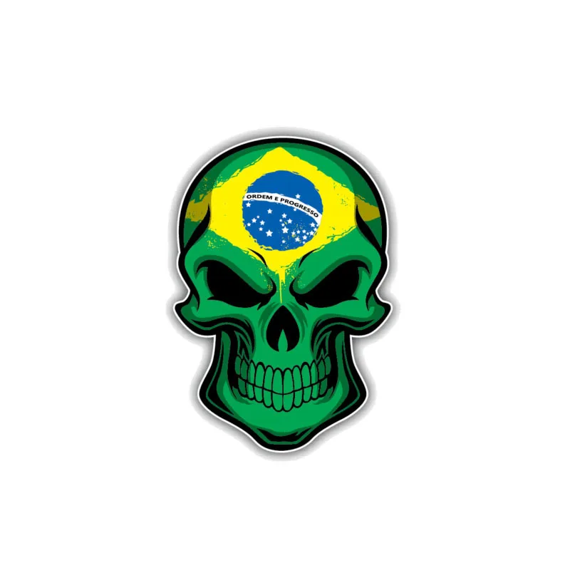 Car Accessories Outside - Kreative Reflektierende Auto Aufkleber Brasilien Flagge