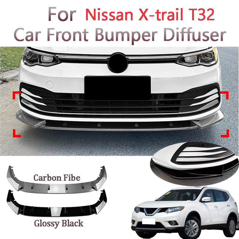 Car Accessories Nissan Xtrail - Neue Auto Glanz Schwarz Frontschürze Lip