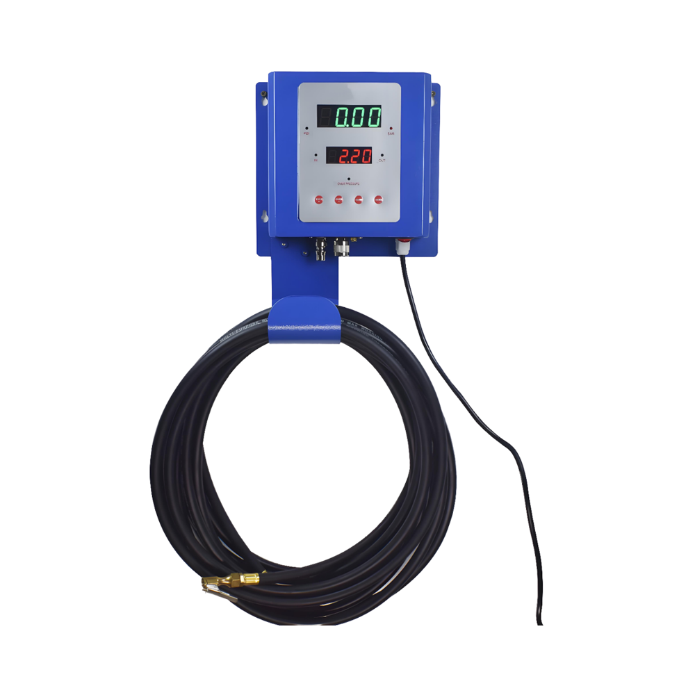 Tire Pressure Monitor - Tragbares Digitales Reifenfüllsystem Wandmontierte Auto-Luftreifenpumpe Tankstellen-Metallwerkzeug