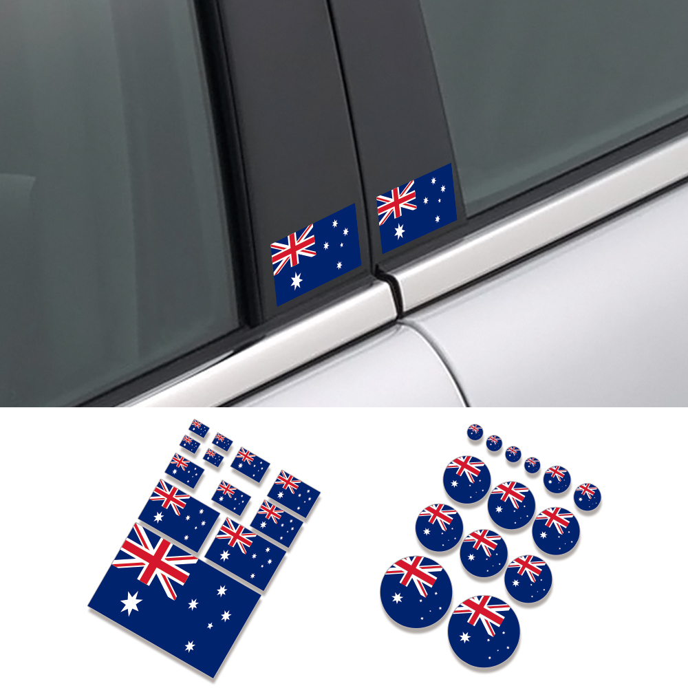 Car Accessories Australia - Verschiedene australische Flagge, Styling-Aufkleber, Grafiken, „I