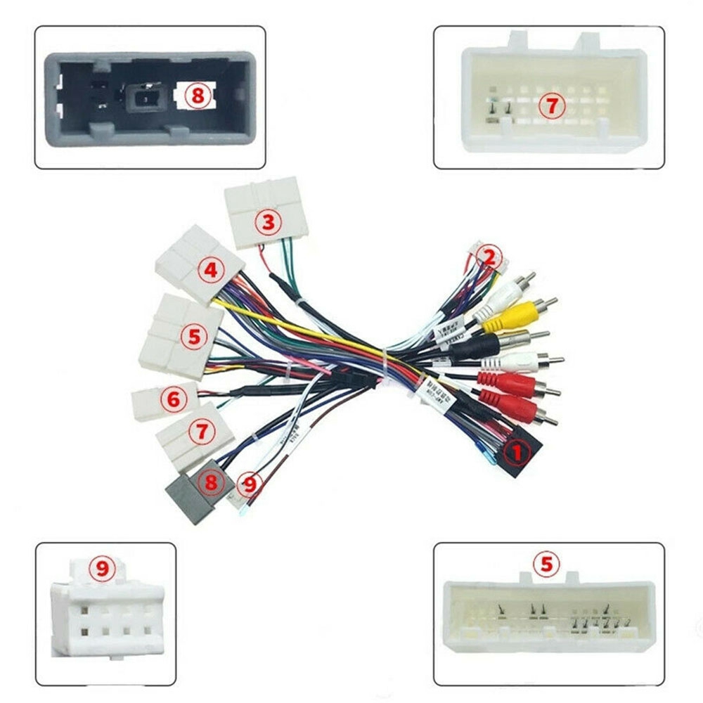 Car Accessories Nissan Xtrail - Kompatibler 16-PIN Android Audio Power Radio