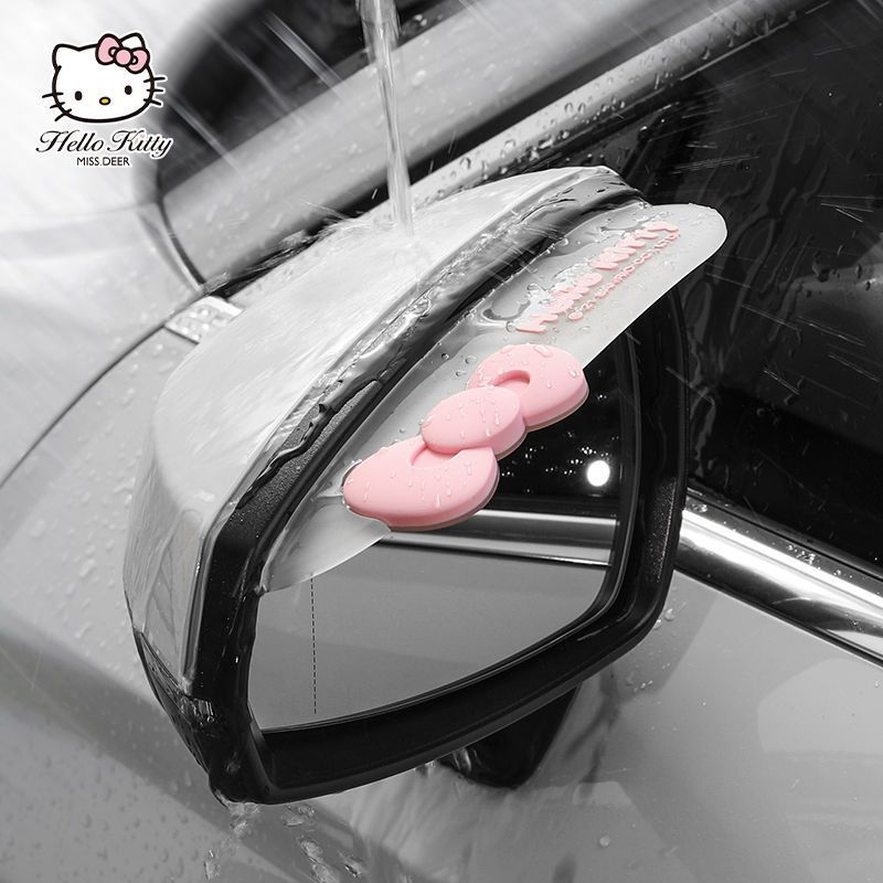 Car Accessories Japanese - Kawaii Sanrio HelloKitty Auto-Regenschutz für Spiegel
