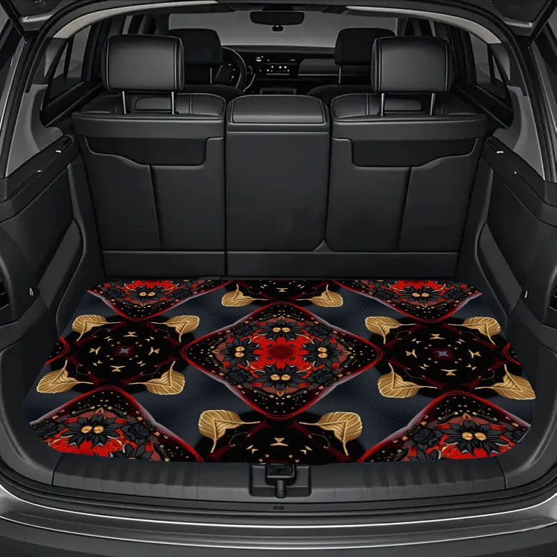 Car Accessories You Must Have - 1 Stück Kofferraummatte mit Aufdruck, ein