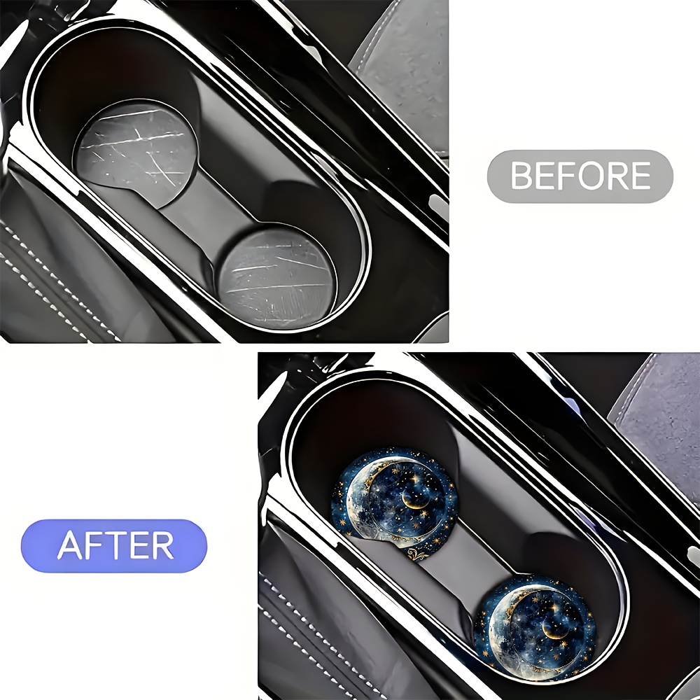 2 Stück Starry Night Moon Auto – Car Accessories For Women Bewertung und Preis