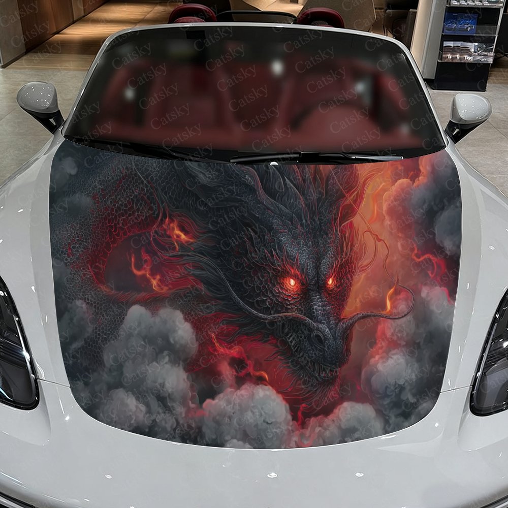 Black Dragon Autohaubenaufkleb – Car Accessories Gift Ideas Bewertung und Preis
