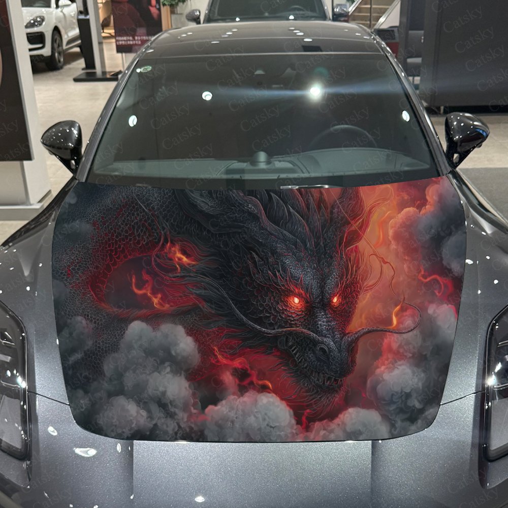 Black Dragon Autohaubenaufkleb – Car Accessories Gift Ideas Bewertung und Preis