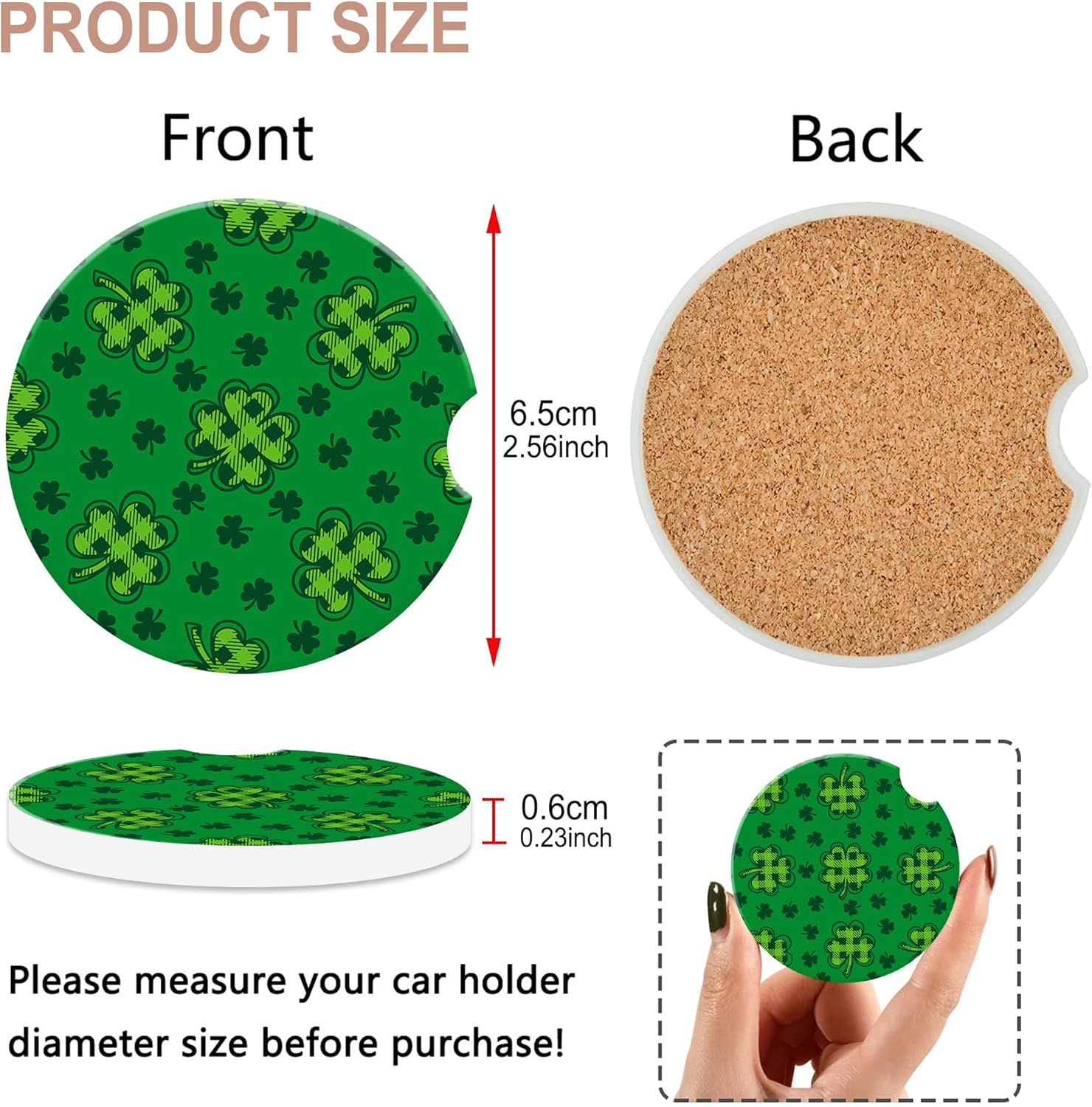 Auto-Untersetzer für Getränkeh – Car Accessories Cork Bewertung und Preis