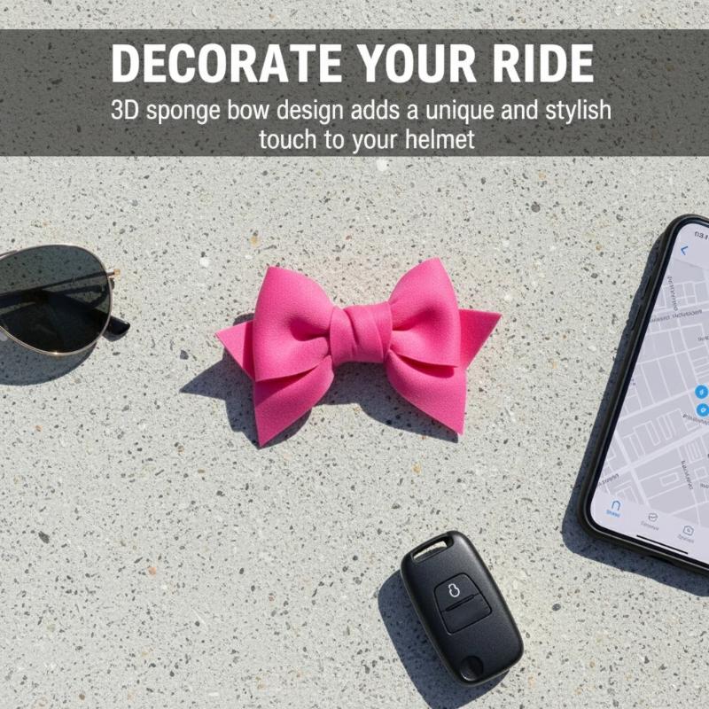 Motorradhelm-Schleifendekorati – Car Accessories For Women Bewertung und Preis
