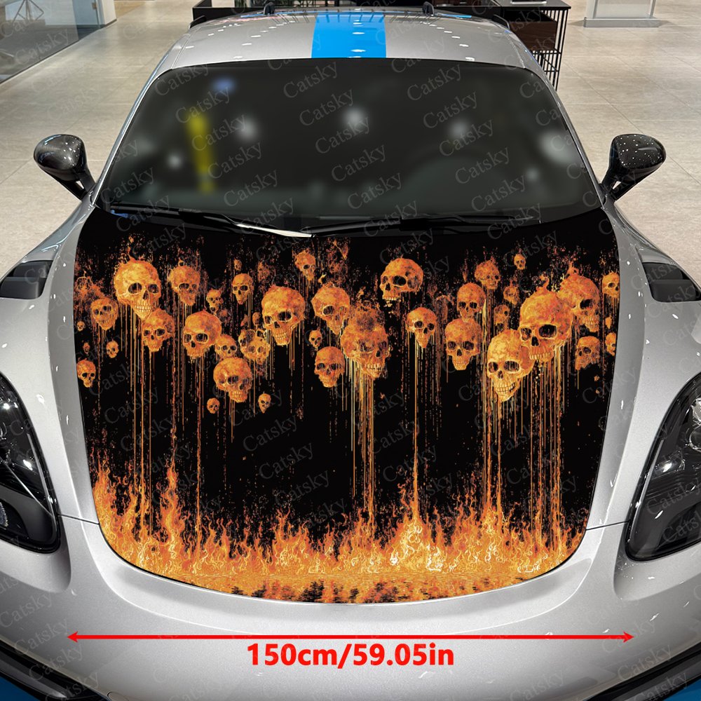Flammen- und Totenkopf-Aufkleb – Car Accessories Gift Ideas Bewertung und Preis