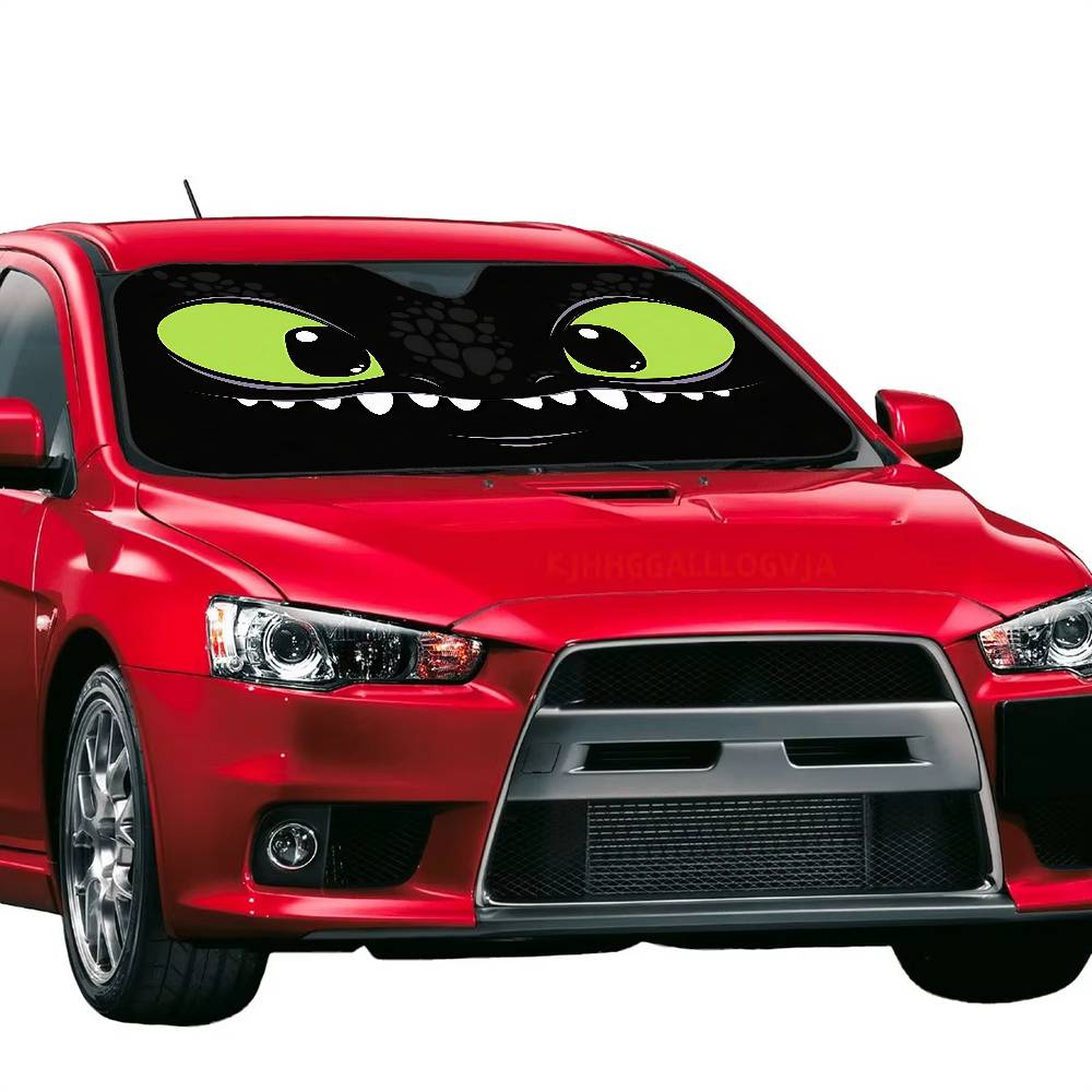 Cartoon EYE Toothless Windschu – Car Accessories Outside Bewertung und Preis