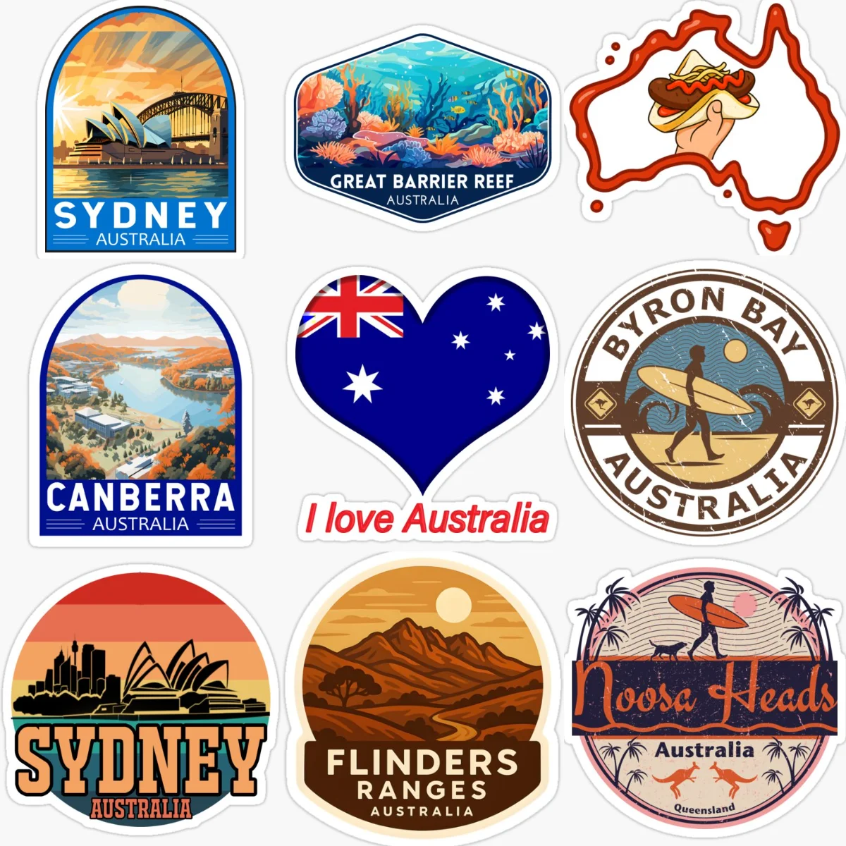 AUS Australien Flagge Karte Em – Car Accessories Australia Bewertung und Preis