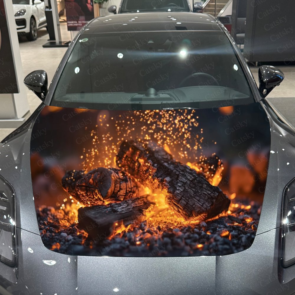 Bonfire Pile Autohaubenaufkleb – Car Accessories Gift Ideas Bewertung und Preis