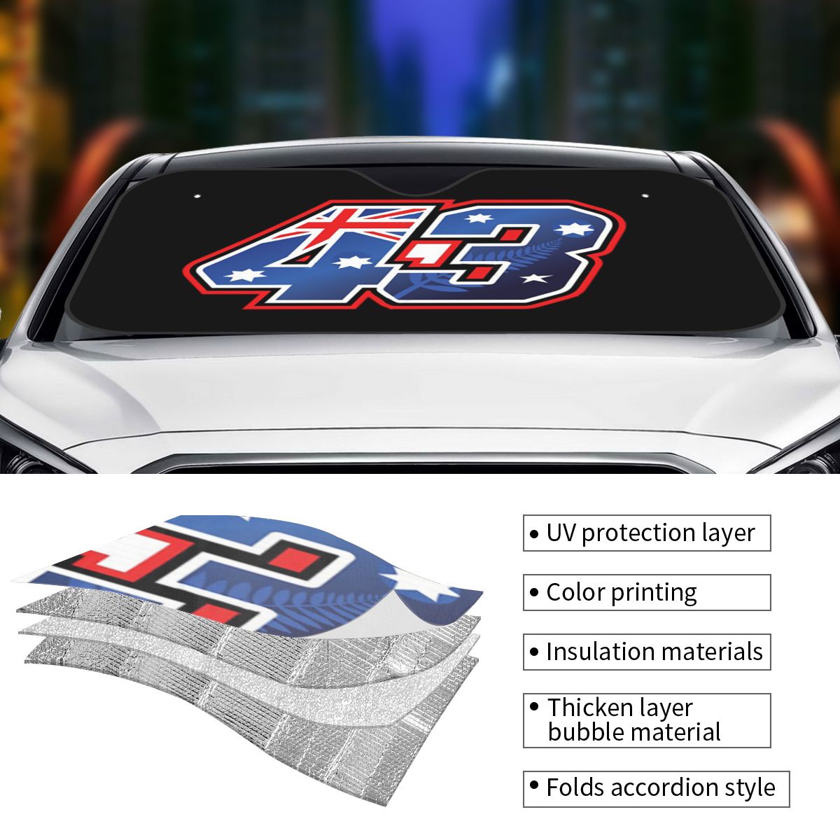 Jack Miller Nummer 43. Austral – Car Accessories Australia Bewertung und Preis