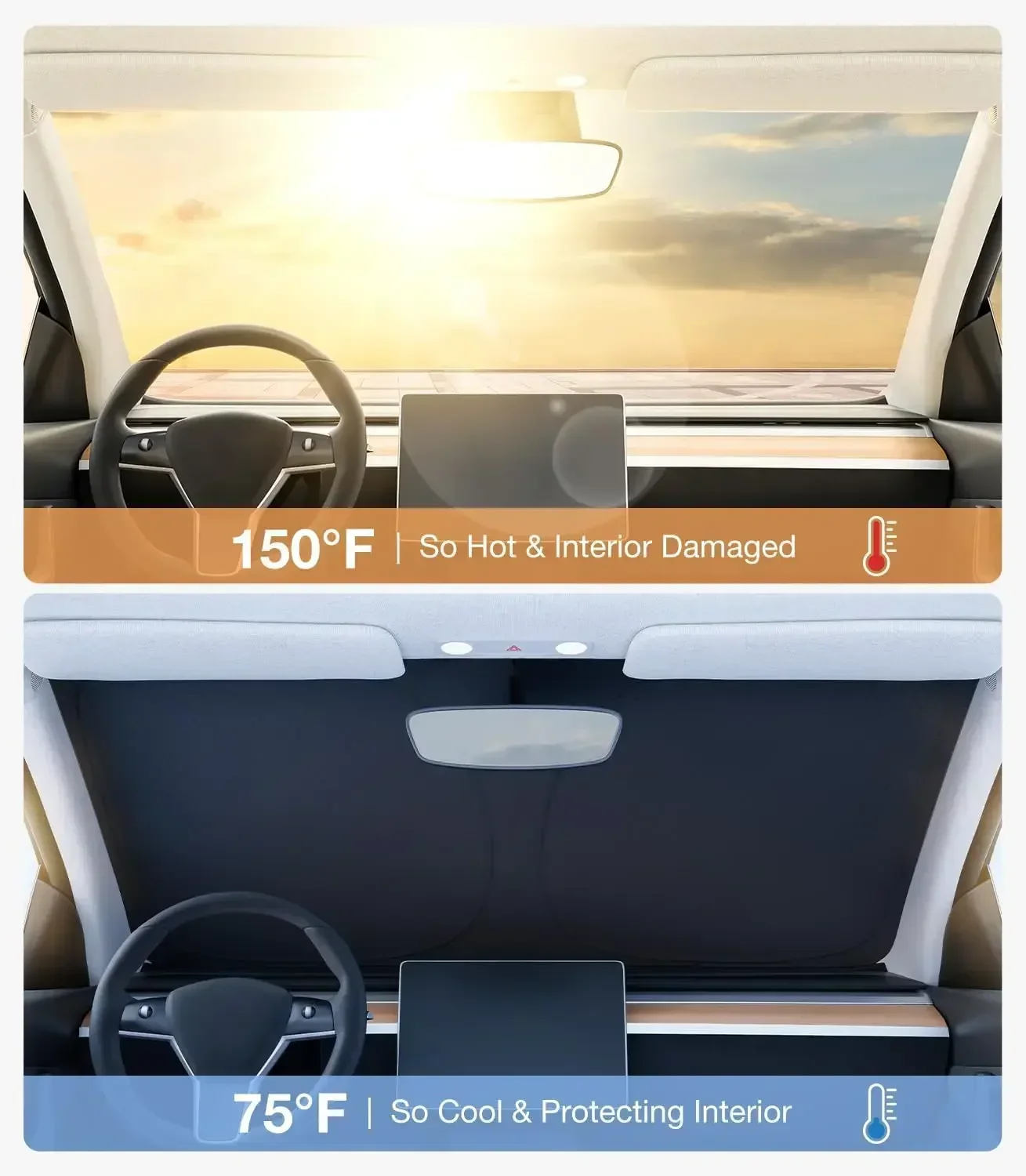 Auto-Sonnenschutz für die Fron – Car Accessories For Interior Bewertung und Preis