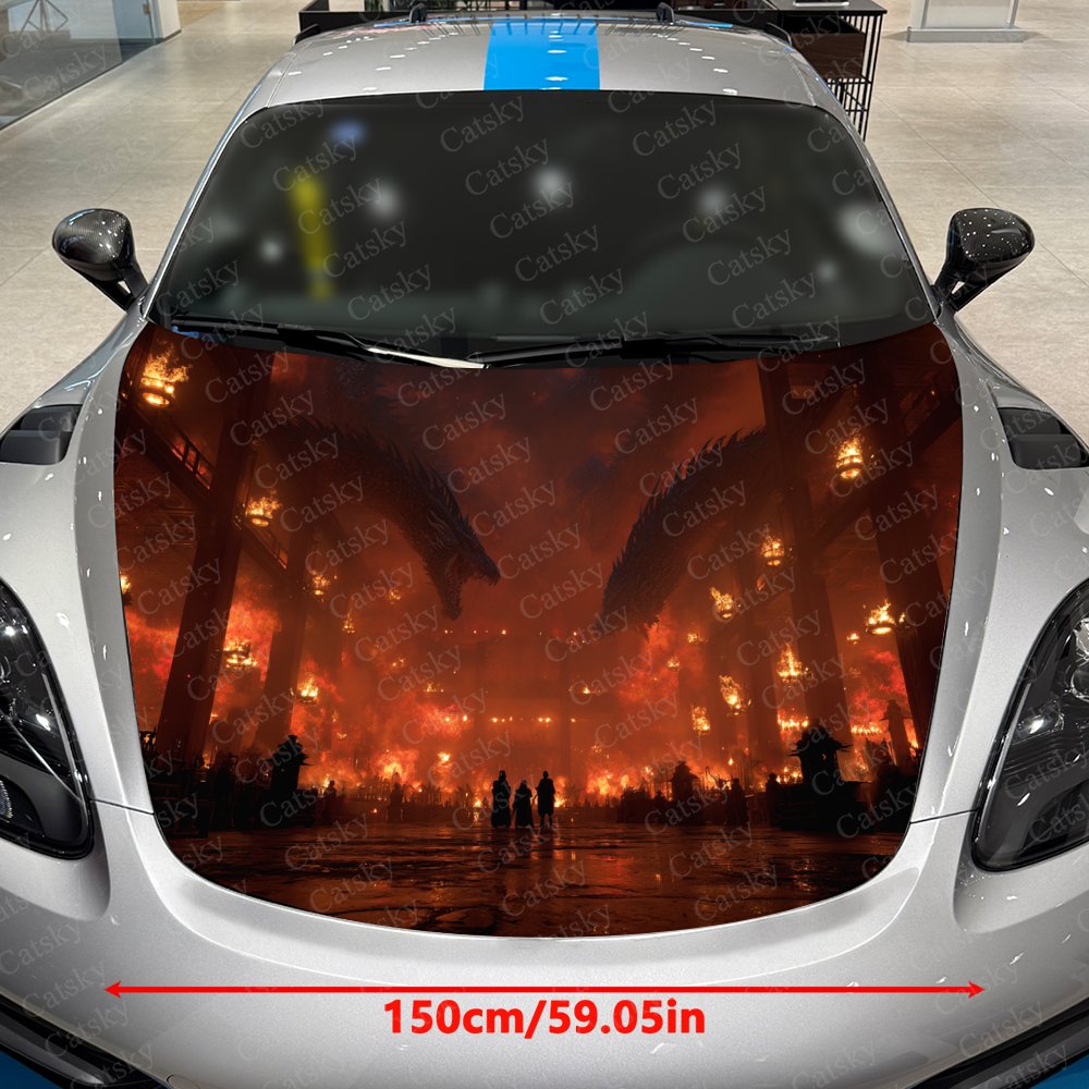 Flame Dragon Autohaubenaufkleb – Car Accessories Gift Ideas Bewertung und Preis