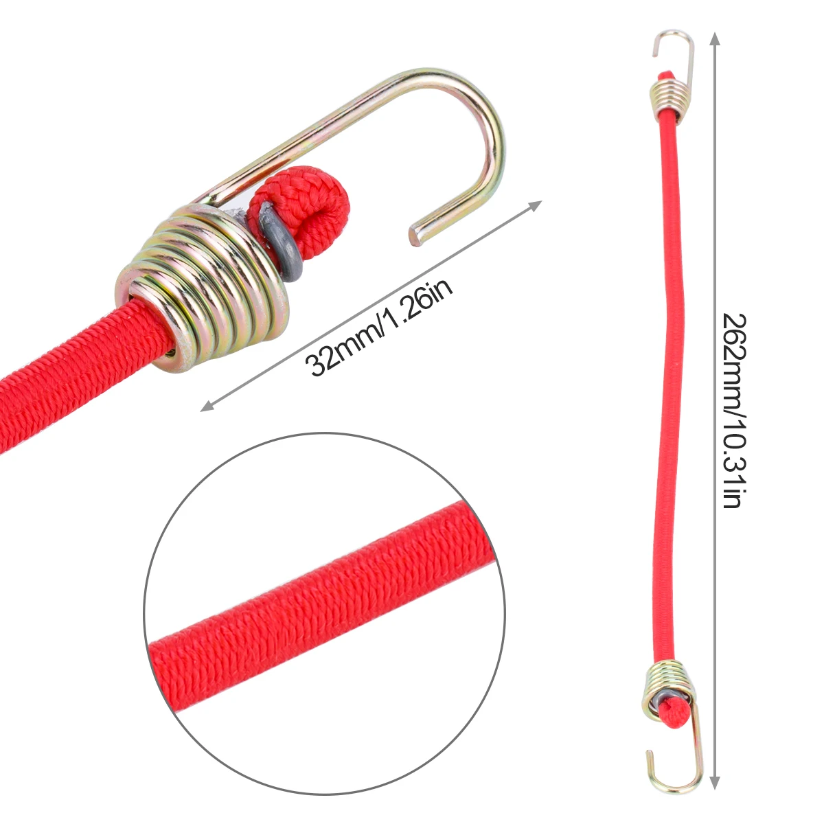 Bungee-Seile 5/10 Stück mit Ha – Car Accessories Roof Rack Bewertung und Preis